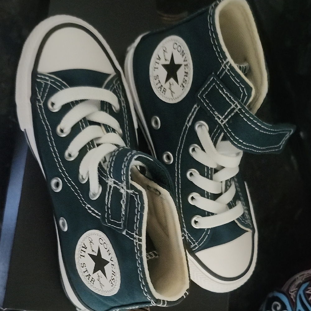 Converse Kids High-Top Sneakers - Dark Green